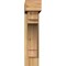 Ekena Millwork Merced Block Rough Sawn Bracket w/ Offset Brace, Western Red Cedar, 6"W x 22"D x 26"H BKT0604X22X26MRC05RWR - alternate 2